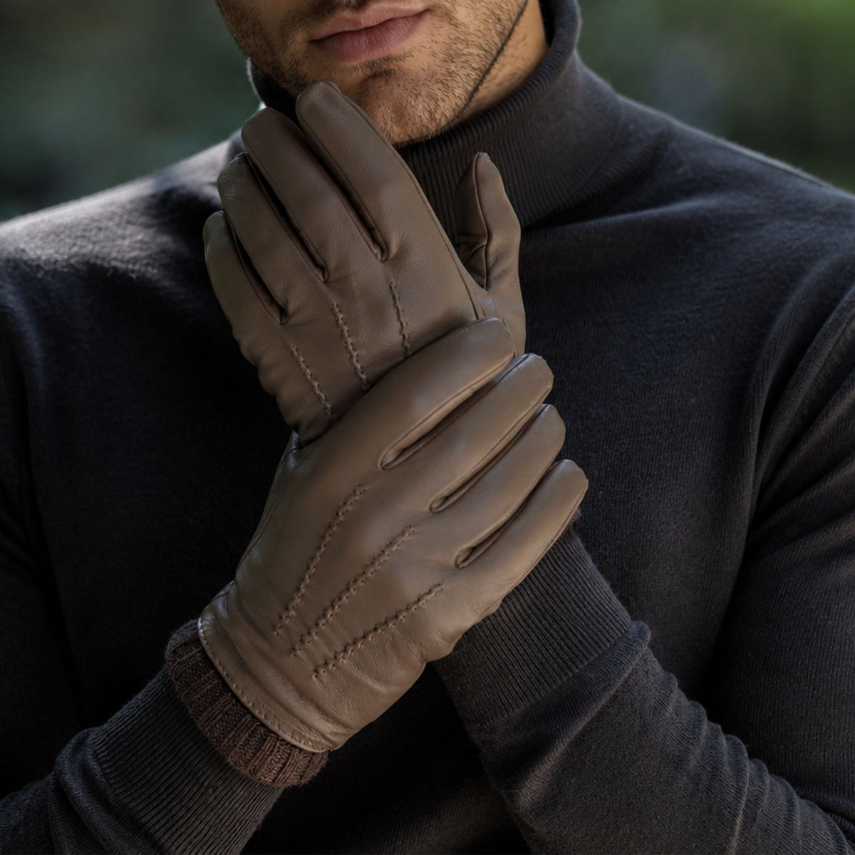 Men's Sustainable Leather Gloves