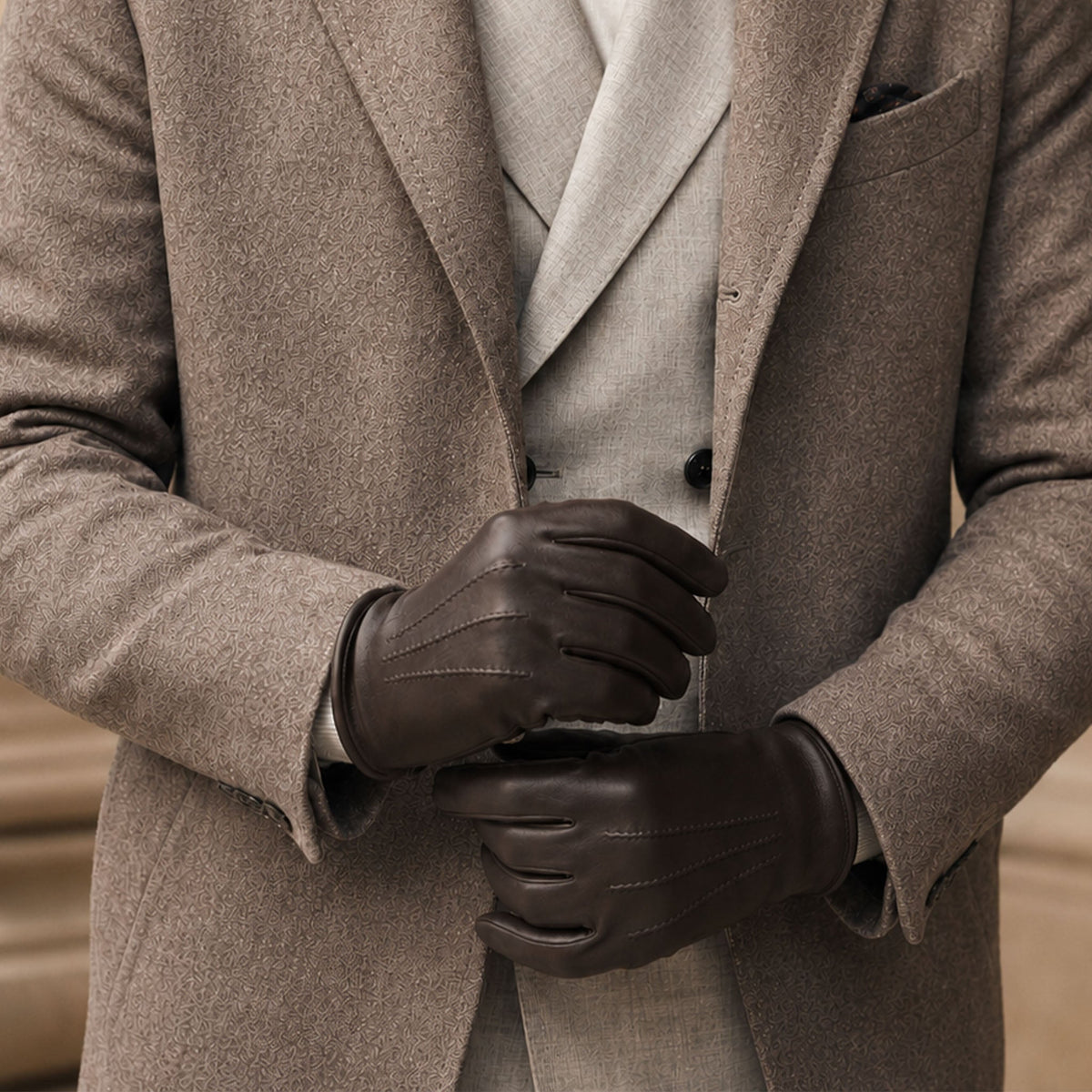 Men's touchscreen leather gloves — Gala Gloves