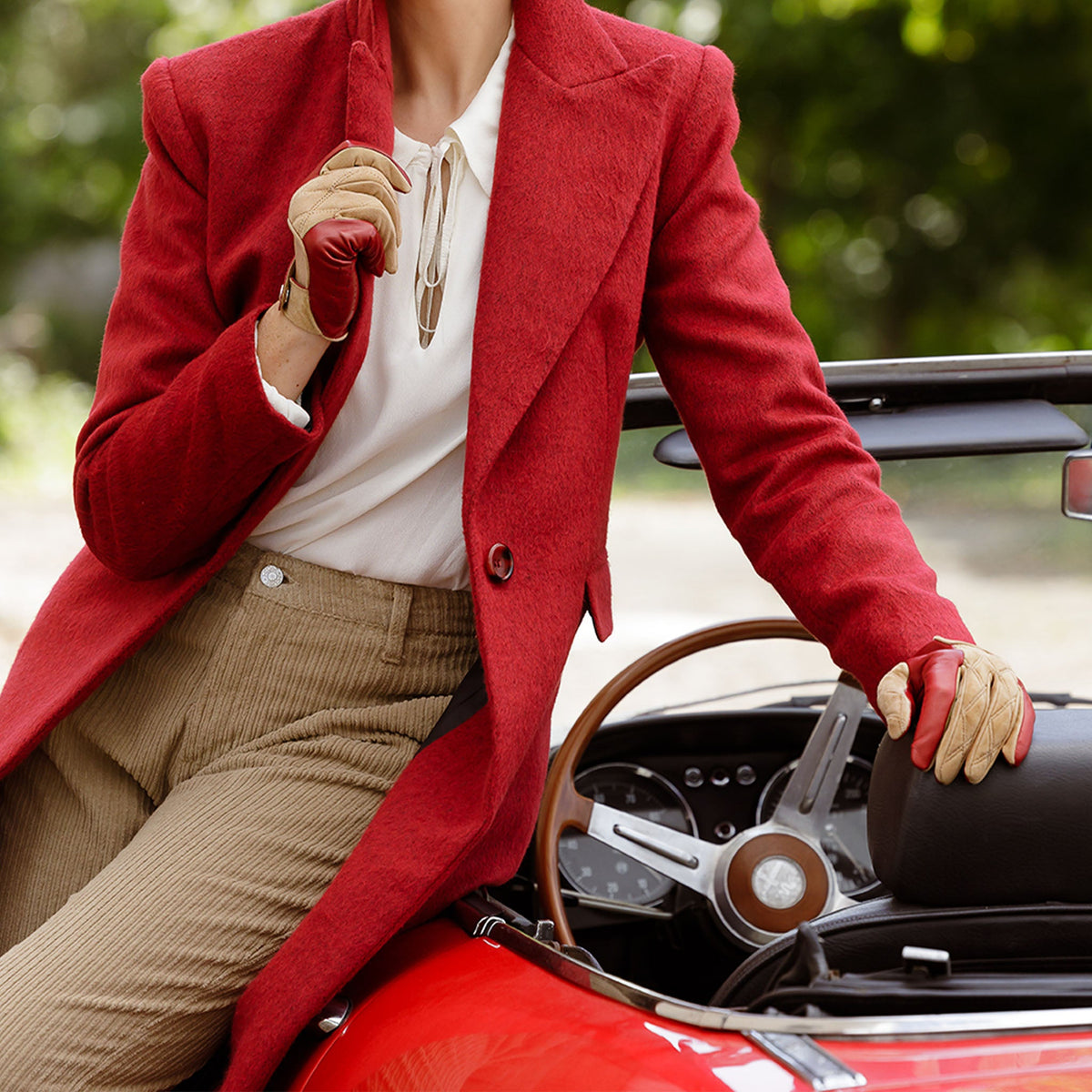 Women's Leather Driving Gloves