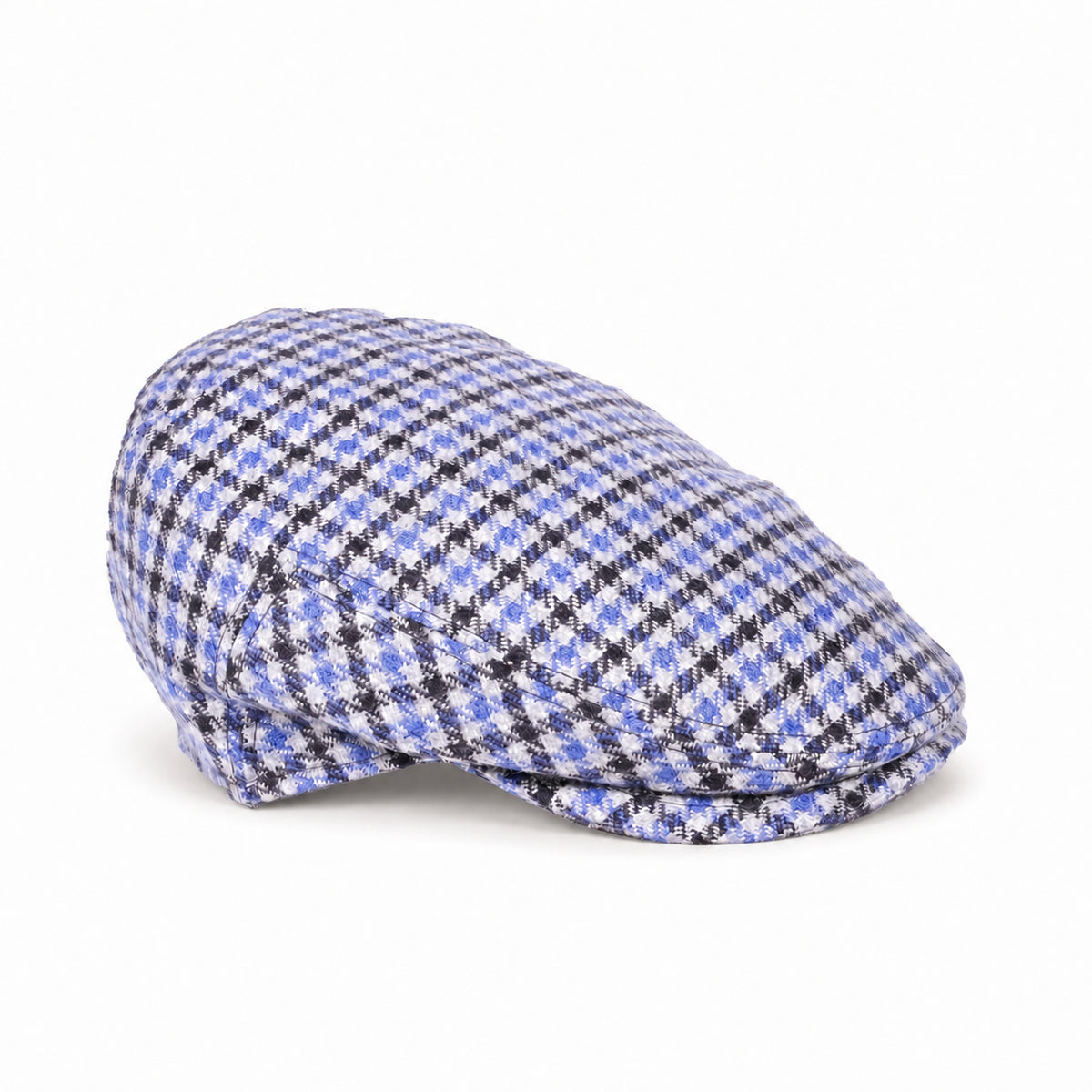 Santostrato - patterned flat cap in cashmere, image 4