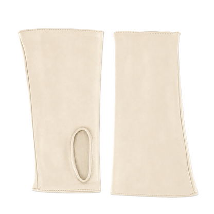Women's fingerless nappa sleeve - vista 2