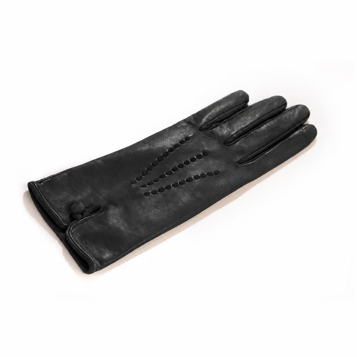 Women's silk lined gloves nappa gloves - Black 2