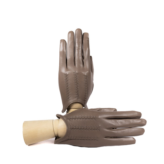 Women's unlined spring gloves - Tortora 2