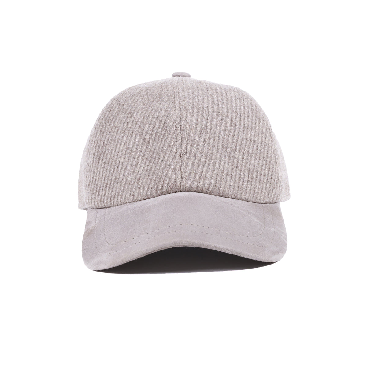 Pontecorvo - baseball cap in wool with suede visor, image 2