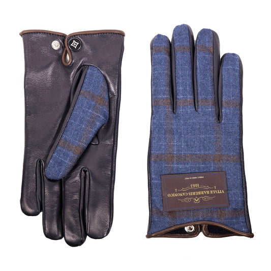 Sansevero: cashmere and nappa leather gloves