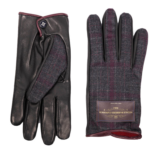 Sansevero: cashmere and nappa leather gloves