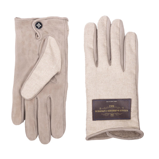 Sansevero: cashmere and nappa leather gloves