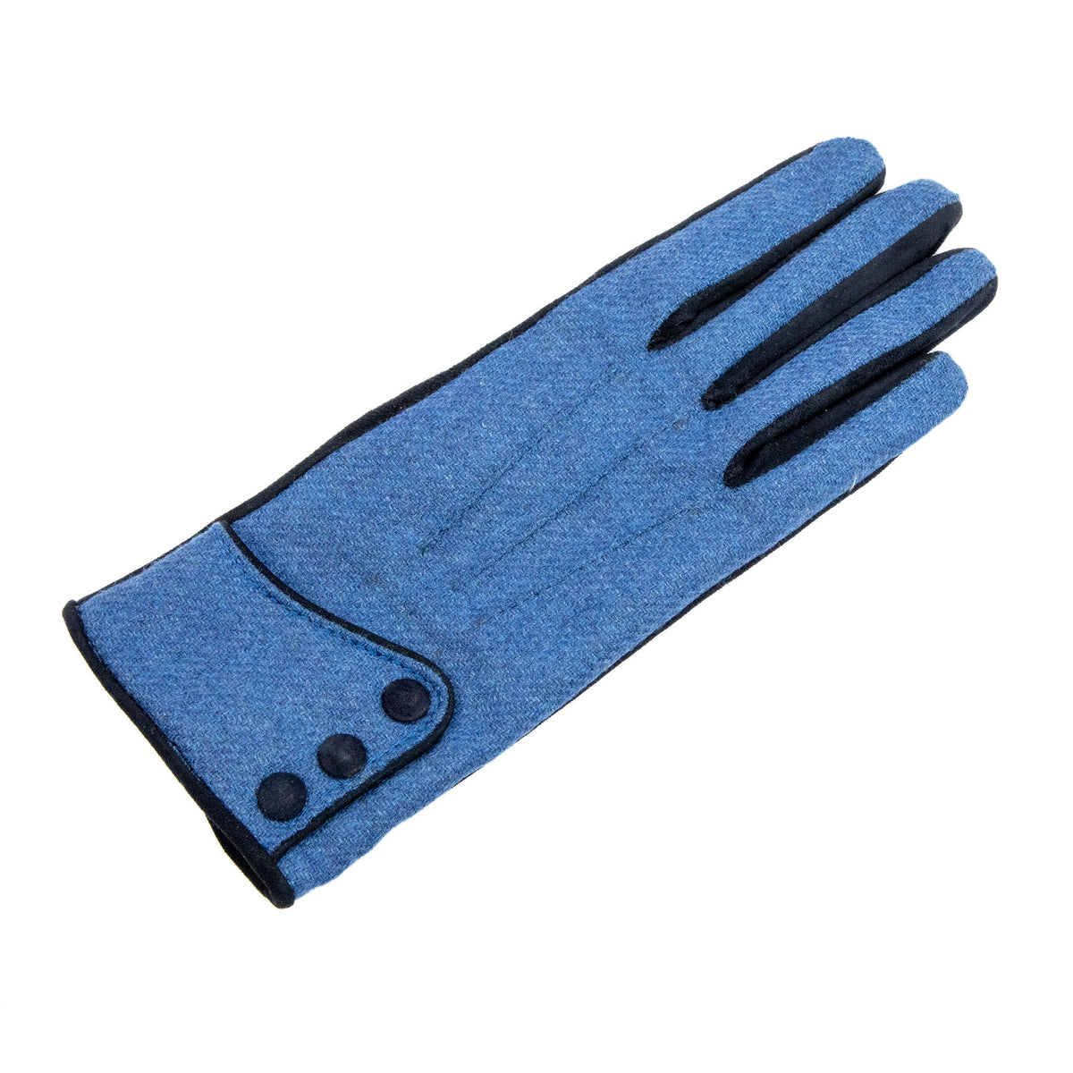 Bespoke Women's nappa leather gloves with Vitale Barberis Canonico wool top
